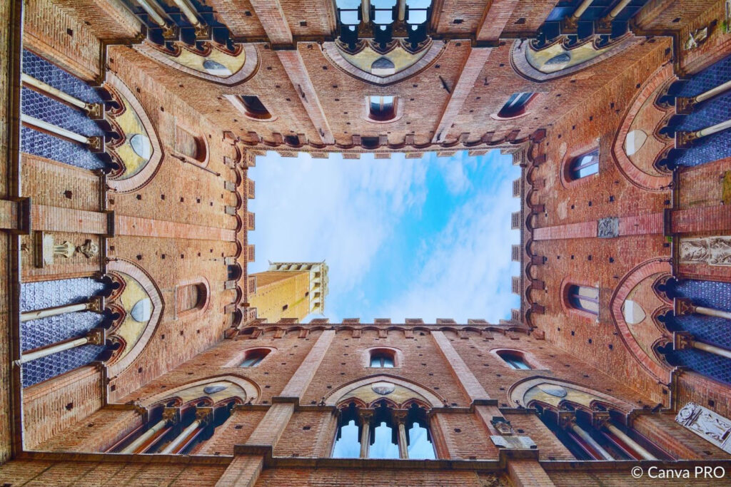 Palazzo Pubblico in Siena Courtyard